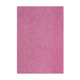 foam glitter pink A4