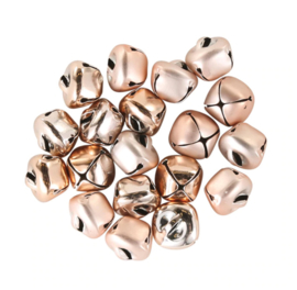 metalen belletjes | rosé goud