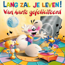 Diddl 3D-wenskaart – Lang zal je leven! Van harte gefeliciteerd
