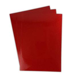 craftcut BlingBling vinyl A4 | rood