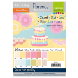 florence cardstock smooth A4 | pastel