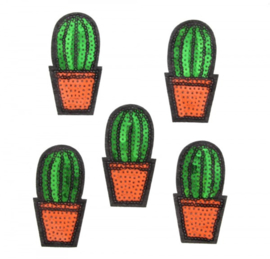 patch/applicatie cactus bol in pot