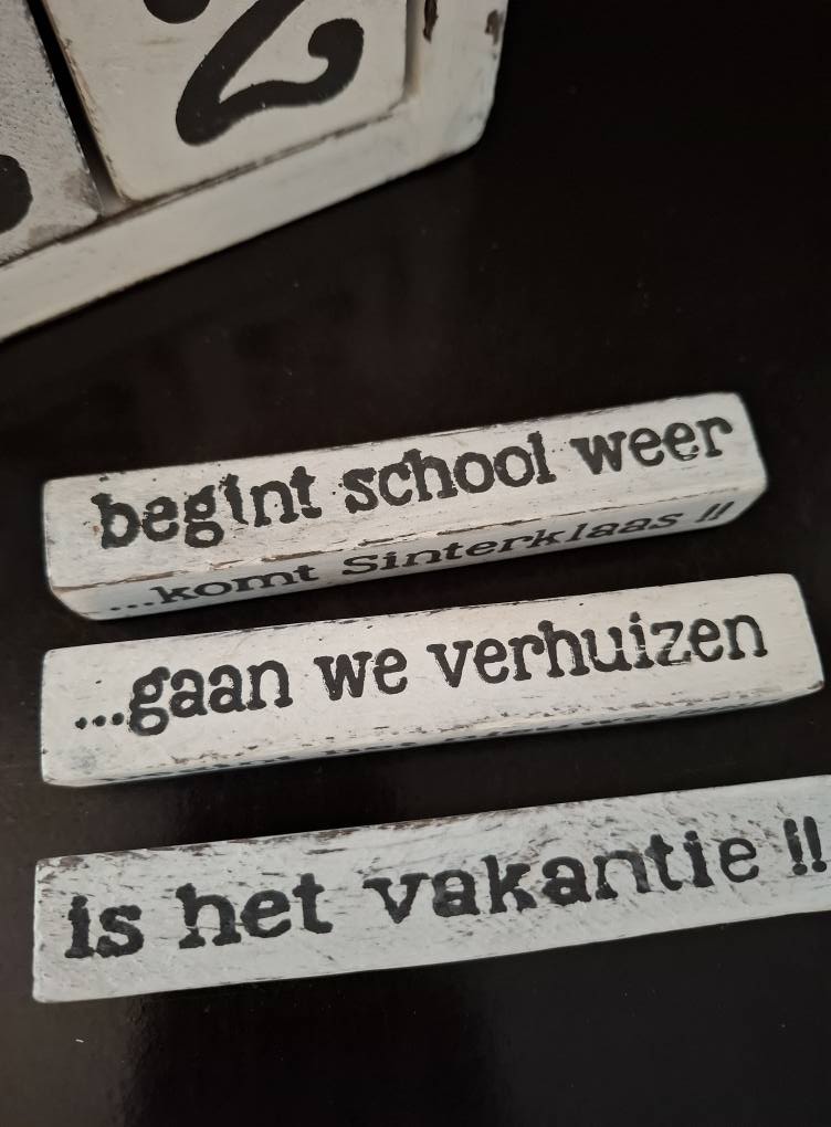 kalenderblok nachtjes slapen...
