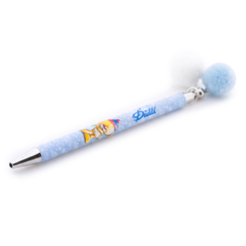 Diddl pen pompon blauw