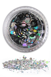 PXP Professional Colours Glitter Sparkling Zilver 5gr