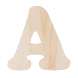 houten letters 11 cm