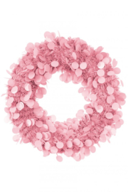 decoratie krans | baby roze