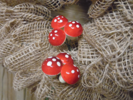 setje van 3 paddenstoelen op steker