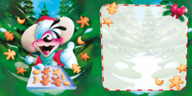Diddl 3D-wenskaart – Vrolijke feestdagen