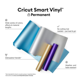 cricut smart vinyl shimmer zilver 33 x 3,6 mtr