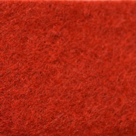 vilt rood  2mm 30,5 x 30,5 cm