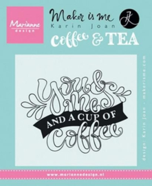 marianne design clearstamp | coffee & tea
