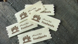 katoenen label naaimachine