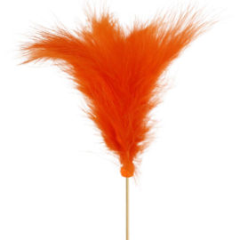 veer op steker | oranje