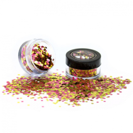 Biologische chunky glitters 3gr.Rose Gold
