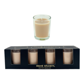 Votief Kaars L Set 4 zand