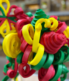 foam stroken rood/geel/groen 95 x 2cm