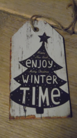 kerstlabel | enjoy wintertime