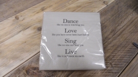 Duni servetten | dance love sing live