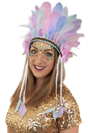 veren hoofdtooi pastel festival