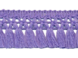 franje kwastjesband lila 50 cm