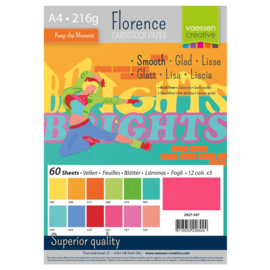 florence cardstock smooth A4 | brights