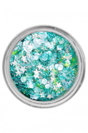 PXP pressed chunky glitter cream turquoise ocean 10 ml