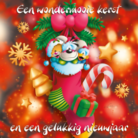 Diddl 3D-wenskaart – Een wondermooie kerst en een gelukkig nieuwjaar