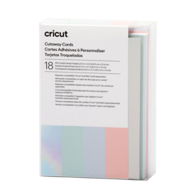 Cricut Cutaway Cards Pastel R10-8,9 x 12,4 cm (18 pack) 