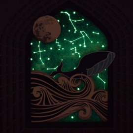SILHOUETTE PRINTABLE GLOW IN THE DARK