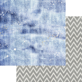 12 x 12 shades of denim paper