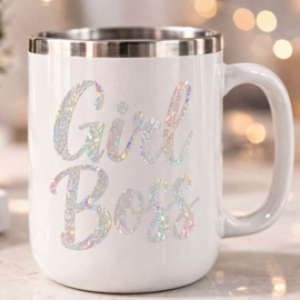 superior ultra glitter vinyl zilver
