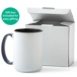 cricut mug grijs/wit 440ml