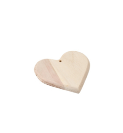 houten hart blanco