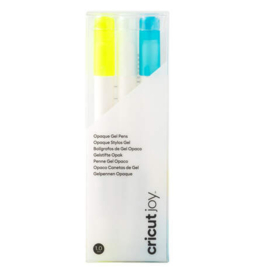 cricut joy opaque gelpens 1,0 mm | geel wit blauw