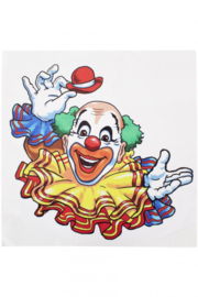 raamsticker clown
