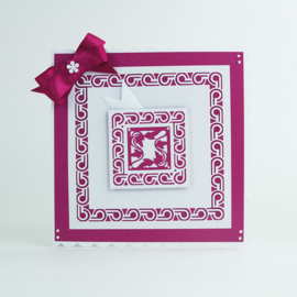 Tonic Studios mirror card satin A4 purple mist