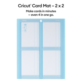 cricut kaart mat 2 x 2 + een kaart