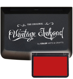 vintage colop inkpad red