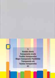 transparant acetaat sheets A3