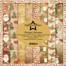 Vintage Christmas 12x12 Inch Paper Pack