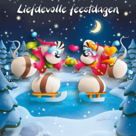 Diddl 3D-wenskaart – Liefdevolle feestdagen