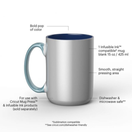 cricut mug 15 oz ( 425 ml ) | ocean