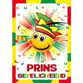 wenskaart smiley prins