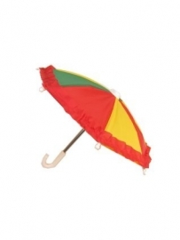 mini paraplu | rood/geel/groen