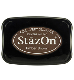 StazOn Inkpads Timber Brown