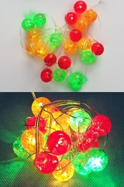 ledverlichting bolletjes rood/geel/groen