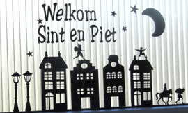 Raamsticker | Welkom Sint en Piet