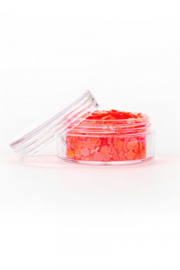 Chunky glitter 8 ml. fluorecent orange