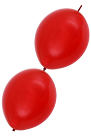 doorknoop ballonnen rood